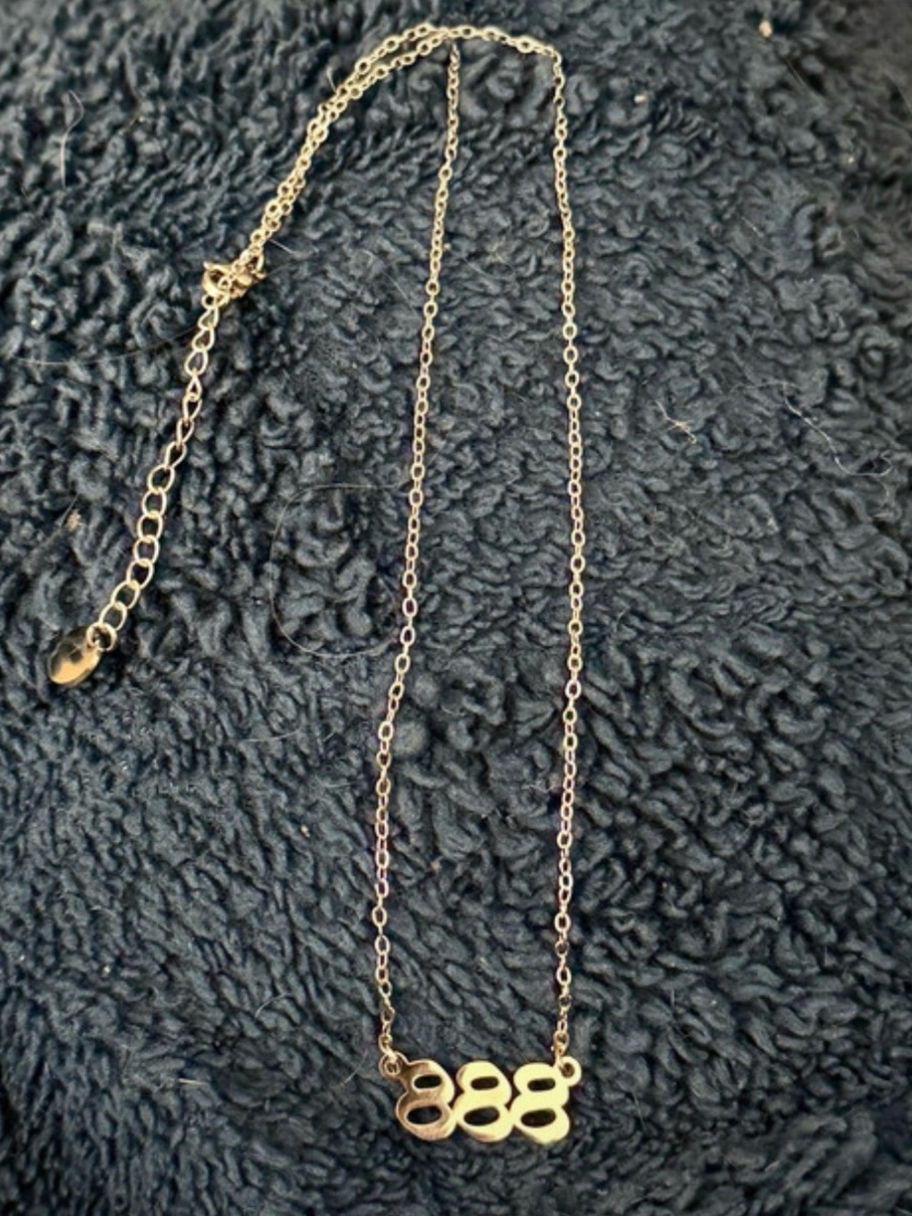 Stainless Steel Waterproof 888 Angel Numbers Necklace